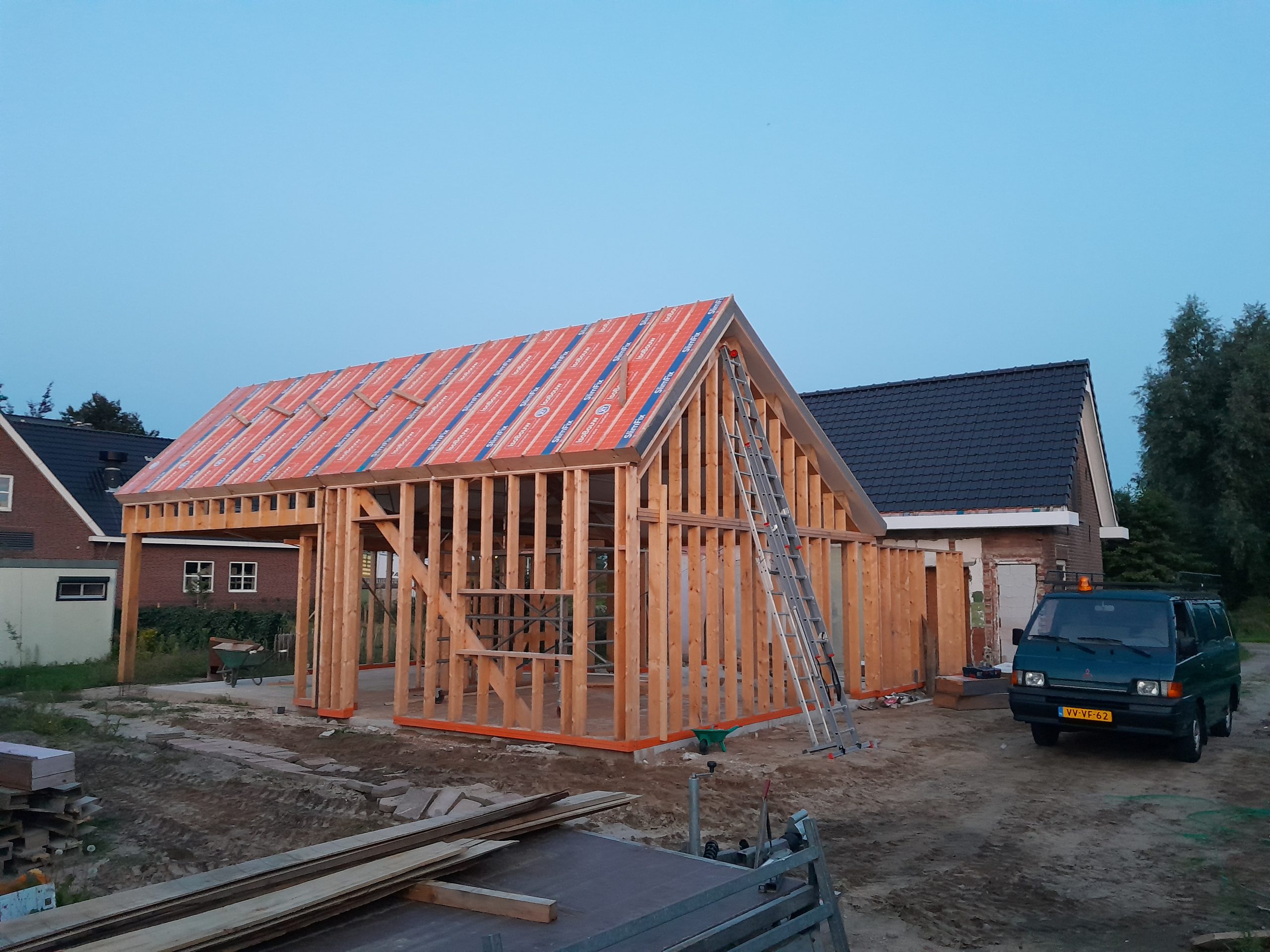 Houtskeletbouw woning